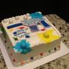 Fun Paint Ball Cake
Chocolate Chip Fudge Cake
Vanilla ButterCream Filling/Frosting