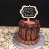 6" Chocolate Chip Fudge Cake
Chocolate ButterCream and 
Ganache!