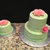 2 Tier Strawberry Cream Cake
Strawberry Cream Cheese Filling
Vanilla ButterCream Frosting
Smash Birthday Cake to Match