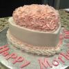 Valentine's Cake for Mothers Day! 
