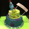 Graduation!
Monster University!
2 Tier Vanilla Pound Cake w/Chocolate Mousse and Lemon Cake with Raspberry Mousse