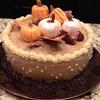 Thanksgiving Pound Cake with Carmel Frosting. 