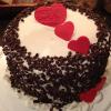 This is a Beautiful February Birthday Cake..  A Mile-High Red Velvet.  I baked it for myself..  No suprises here..  