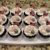 Cupcakes served at a World Cup gathering.